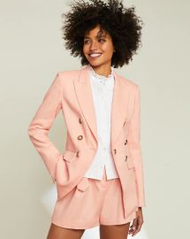 Gaya Linen Dickey Jacket at Veronica Beard