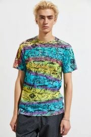 Gecko Hawaii Printed Tie-Dye Tee at Urban Outfitters