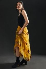 Geisha Designs Horse Applique Maxi Skirt at Anthropologie