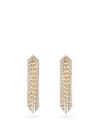 Gelo Crystal and Pearl Tassel Earrings by Rosantica at Matches