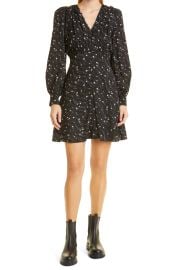 Gemmi Floral Print Long Sleeve Minidress by Ted Baker at Nordstrom