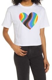 Gender Inclusive Rainbow Heart Graphic Tee at Nordstrom