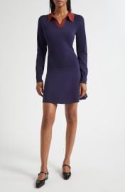 Gene Long Sleeve Polo Sweater Dress at Nordstrom