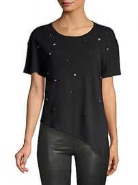 Generation Love - Ava Embellished Tie-Front Tee at Saks Off 5th