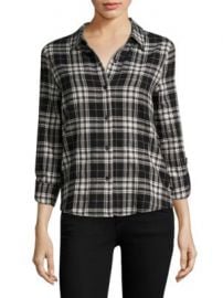 Generation Love - Roberta Lace-Up Plaid Shirt at Saks Off 5th