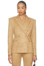 Generation Love Arielle Faux Suede Blazer In Lion at Revolve