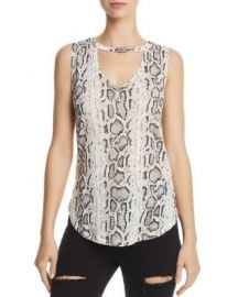 Generation Love Cecile Cutout Snake Print Tank at Bloomingdales