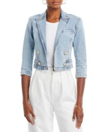 Generation Love Cosmo Cropped Denim Blazer Bloomingdales at Bloomingdales