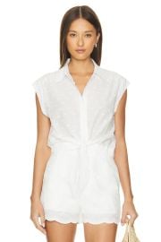 Generation Love Dottie Blouse In White at Revolve