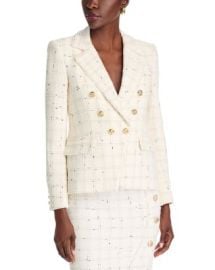 Generation Love Eliza Windowpane Tweed Blazer Bloomingdales at Bloomingdales