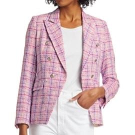 Generation Love Jackets amp Coats Nwt Generation Love Alexa Tweed Blazer In Multi Pink Size S Poshmark at Poshmark