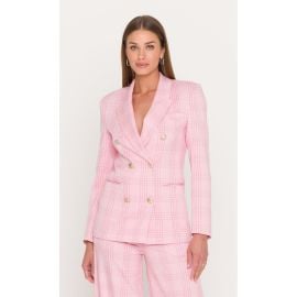 Generation Love Joselle Windowpane Suiting Blazer at Nordstrom