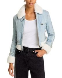 Generation Love Jude Faux Fur Trim Denim Jacket Bloomingdales at Bloomingdales