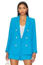 Generation Love Leighton Boyfriend Blazer in Almafi Blue at Revolve