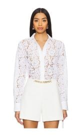 Generation Love Marcello Lace Top In White at Revolve