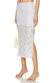 Generation Love Rave Sequin Lace Skirt In Opal at Revolve