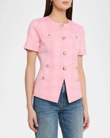 Generation Love Reyes Windowpane Suiting Jacket at Neiman Marcus