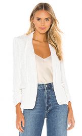 Generation Love Serafina Sequin Blazer in White from Revolve com at Revolve