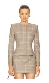 Generation Love Sirus Plaid Jacket In Taupe Plaid at Revolve