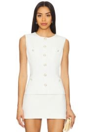 Generation Love Susanna Stretch Crepe Vest at Revolve