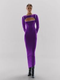 Geneva Maxi Dress in Purple - Fall Winter 23 INTERNATIONAL BAOBAB at Baobab