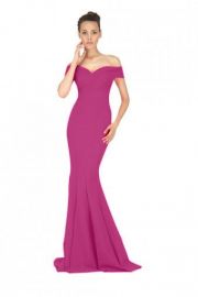 Genny Gown in Purple at Chiara Boni