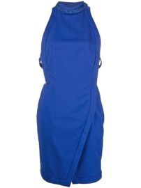 Genny high-neck Sleeveless Midi Dress - at Farfetch