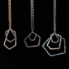 Geo Cluster Pendant Necklace at Artistry Industrial