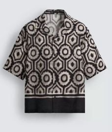 Geo Print Shirt at Zara