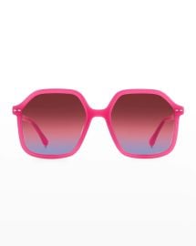 Geo Square Acetate Sunglasses at Neiman Marcus