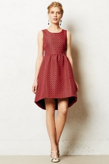 Geojacquard dress at Anthropologie