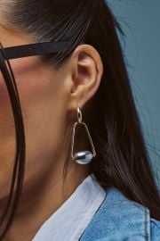 Geometric Dangle Drop Earrings Beaded AKIRA at Akira
