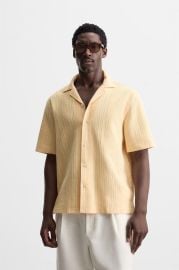 Geometric Jacquard Shirt at Zara