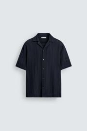 Geometric Jacquard Shirt at Zara