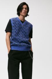 Geometric Knit Vest by Zara at Zara