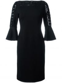 Geometric Lace Knit Dress by Fendi at Farfetch