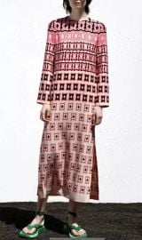 Geometric Print Dress at Zara