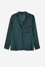 Geometric Print Pyjama Shirt at Topshop