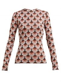 Geometric metallic-jacquard top by Paco Rabanne at Matches