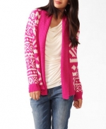 Geometric print cardigan from Forever 21 at Forever 21