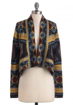 Geometric style cardigan from Modcloth at Modcloth