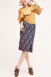 Geometrique Pencil Skirt at Anthropologie