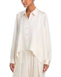 Georgia Satin Stripe Top at Bloomingdales
