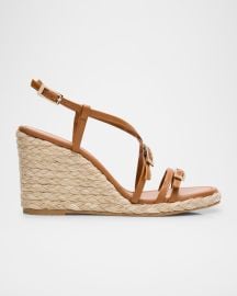 Georgie Strappy Wedge Espadrille Sandals at Neiman Marcus