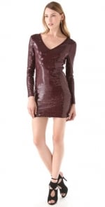 Georgina's sequin dress at Shopbop