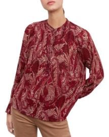 Gerard Darel Camill Printed Blouse Bloomingdales at Bloomingdales