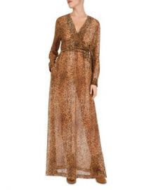 Gerard Darel Dayana Leopard-Print Maxi Dress Women - Bloomingdale s at Bloomingdales