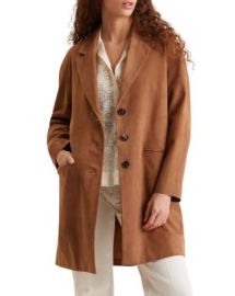 Gerard Darel Naeliss Suede Coat Bloomingdales at Bloomingdales