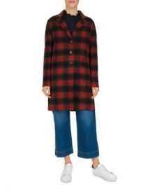 Gerard Darel Penelope Plaid Wool-Blend Coat Women - Bloomingdale s at Bloomingdales