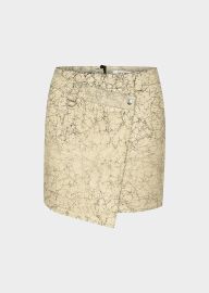 Gestuz ConstanceGZ HW Mini Skirt - Crackled Vintage White The Frankie Shop at The Frankie Shop